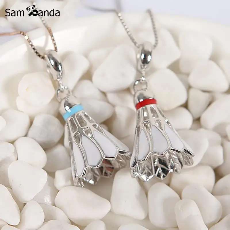 

Authentic 100% 925 Sterling Silver Bead Charm Badminton Sports Pendant Dangle Charms Fit Pandora Bracelets Women Diy Jewelry