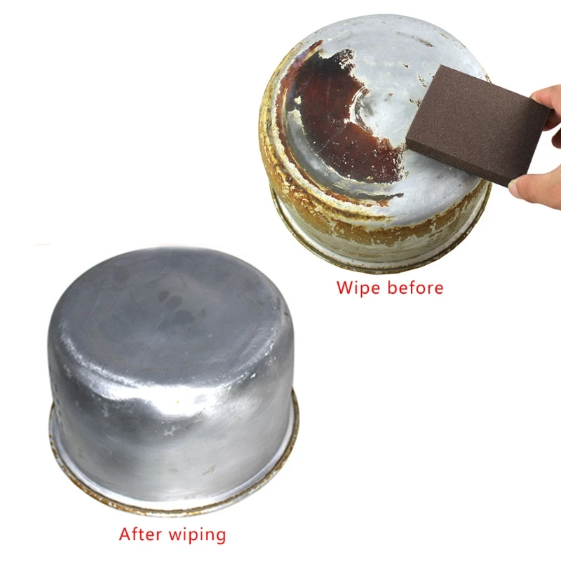 

Useful Diamond Sand Sponge Descaling Clean Magic Coke Stains Cleaning Brushes Useful Household Cleaning Kit