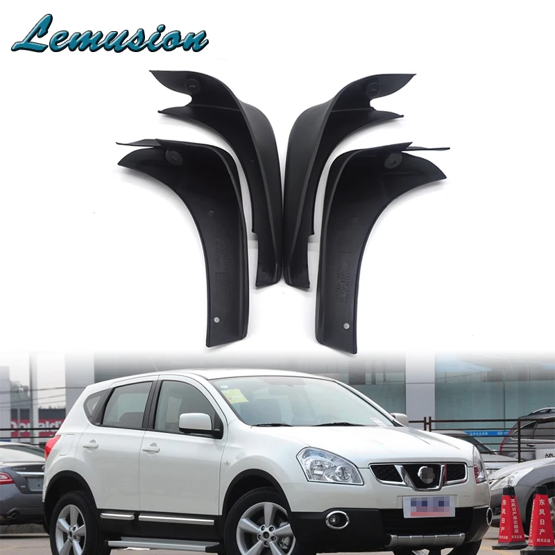 1Set Car Front Rear Mudguards For Nissan Qashqai / +2 / Dualis 2007