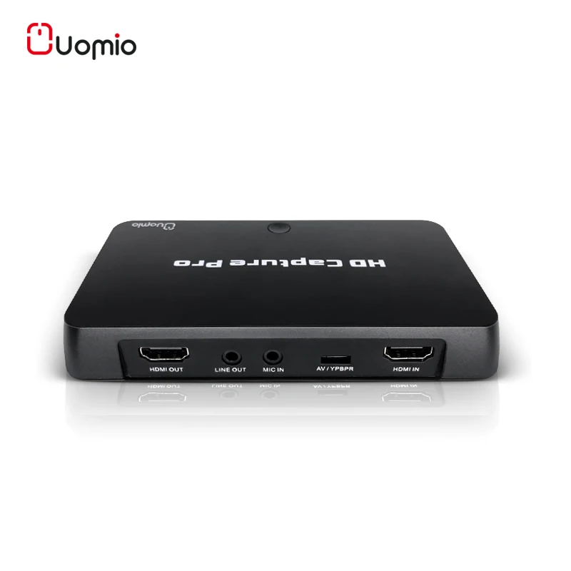 

Uomio Video Capture Card Device VHS To DVD Convert Usb 2.0 Host Digital TV Tuner HDMI Component Composite 3.5mm Micro phone