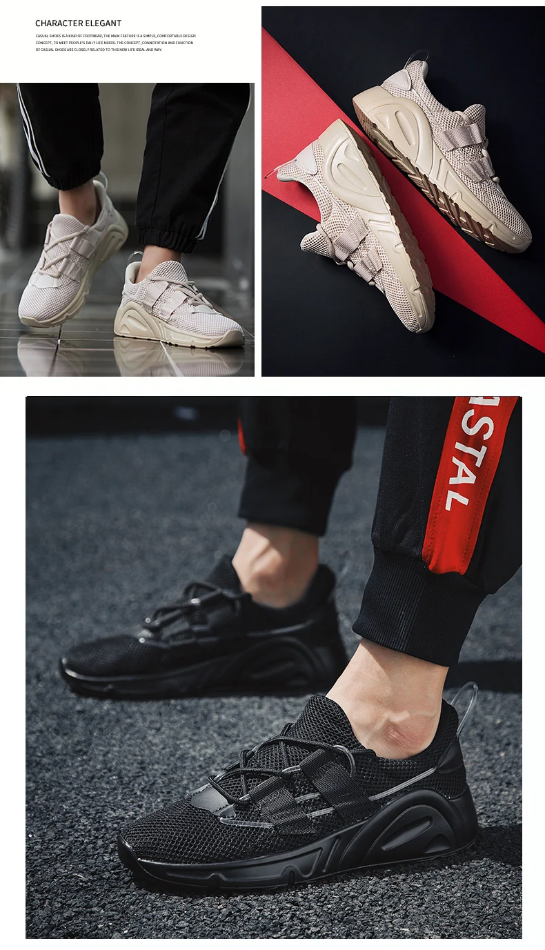 JINBAOKE тренд легкий для мужчин кроссовки прогулочная обувь открытый удобная спортивная обувь с дышащей сеткой кроссовки Zapatillas