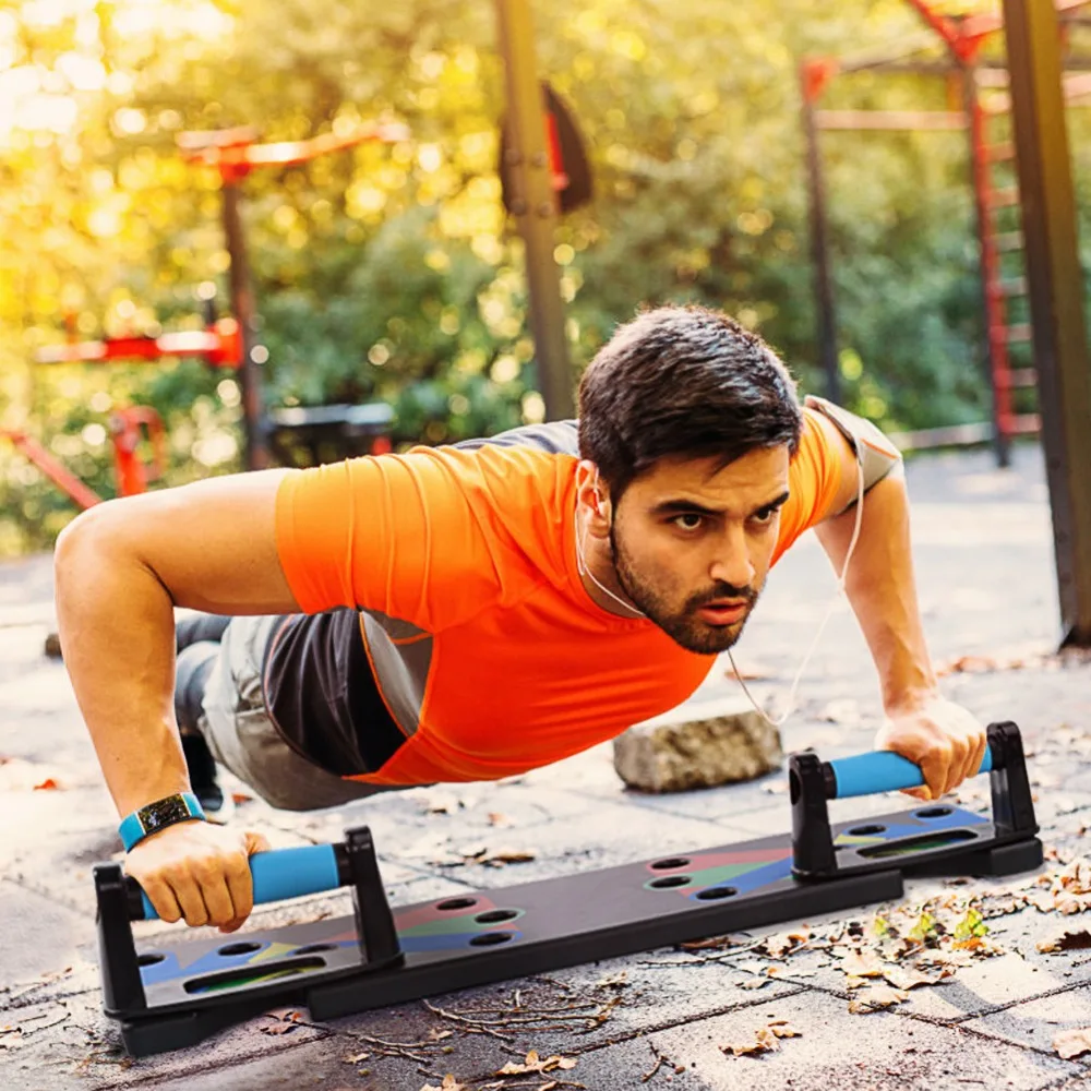 Оригинальные Push Up стойки доска системы тренировки Push-Up подставки средства ухода за кожей здания Training 4 режима спорттовары с ручками