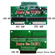 30P+ 45P ttl адаптер LVDS пластина 45Pin 30Pin FFC LVDS плата преобразования 30+ 45Pin до 30P LVDS разъем 30+ 45 Подключение платы драйвера