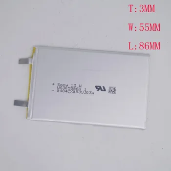 

3.7V Polymer Lithium Battery 305586 Laptop/Tablet PC Core Ultrathin Battery without Protection Board