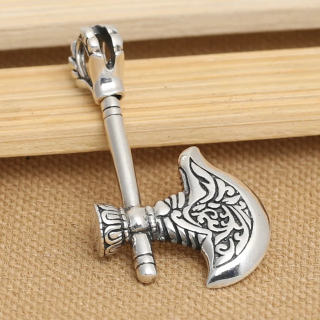 Handcrafted 925 Pure Silver Knife Pendant Vintage Sterling Handcrafted 925 Pure Silver Knife Pendant Vintage Sterling Knift Necklace Male Jewelry Gift