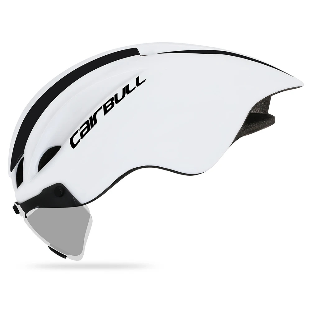 CAIRBULL WINGER II Велоспорт Сверхлегкий шлем с очками для мужчин дорожный велосипед MTB BMX ветрозащитные очки велосипедные шлемы - Цвет: white
