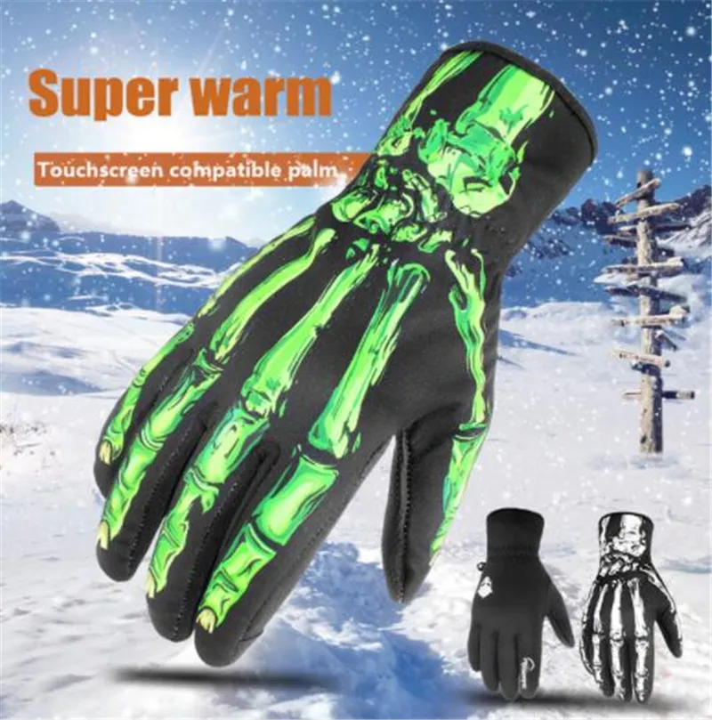 

RIGWARL Winter Motorcycle Gloves Thermal Fleece Lined Winter Touch Screen Gant Moto Gloves Waterproof Motorbike Riding Gloves