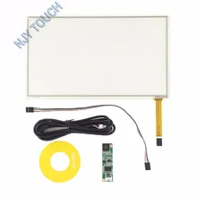 11,6 дюймов 4 провода резистивный сенсорный экран панель дигитайзер 267x156 мм плюс USB контроллер комплект