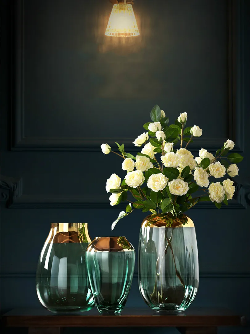 Simple And Light Luxury Glass Vase Home Decoration Restaurant Flower