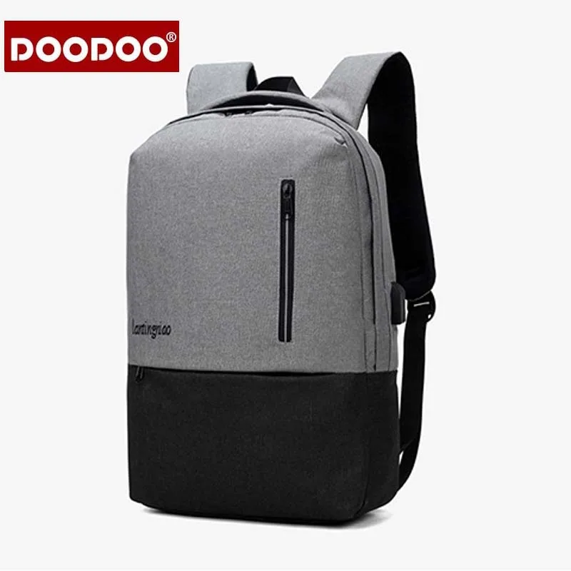 

Korean casual men and women backpacks external USB interface 15.6 inches laptop backpack business backpack men travel