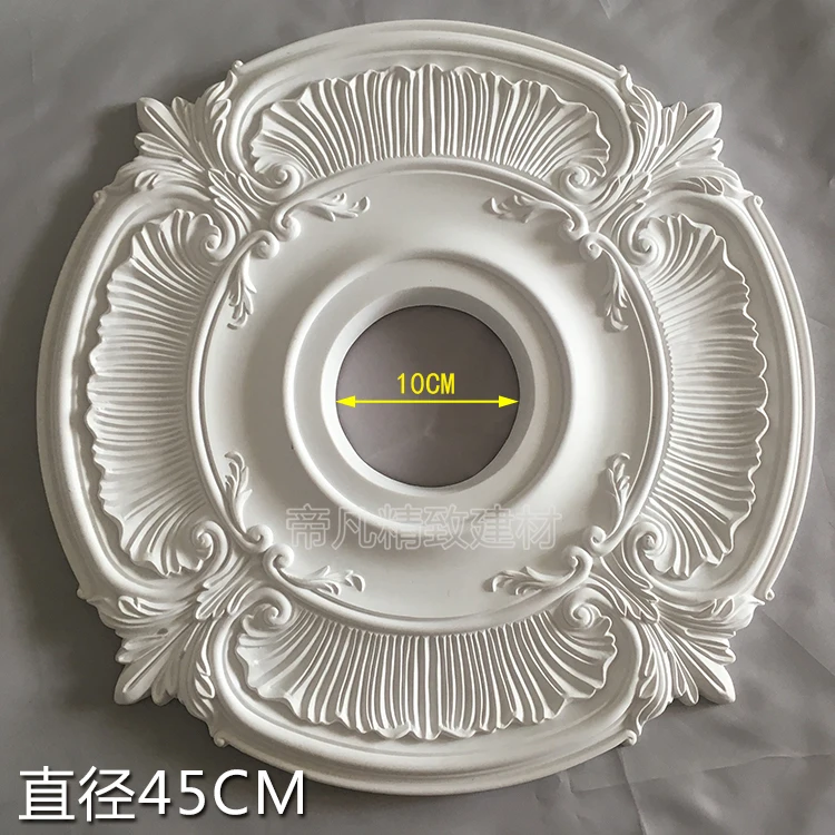 Us 45 0 Chandelier Ceiling Plate Rosette Pu Decorative Ceiling Rose Pendant Light Base Decor Panel In Lamp Bases From Lights Lighting On