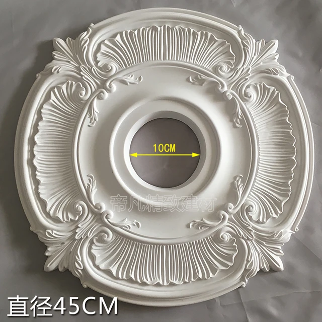 chandelier ceiling plate rosette PU decorative ceiling rose pendant