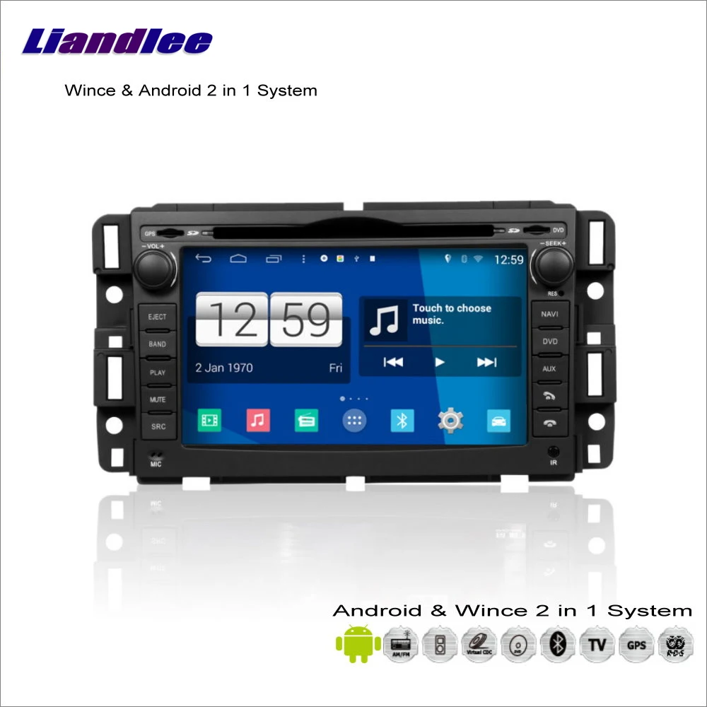 Clearance Liandlee For GMC Acadia / Youkon 2006~2012 - Car Radio CD DVD Player GPS Navigation Advanced Wince & Android 2 in 1 S160 System 3