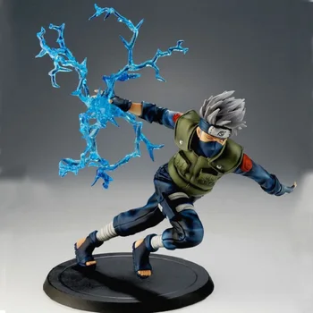 

16cm Naruto Kakashi Sasuke PVC Action Figure Model Toy Anime Naruto Kakashi Table Desk Juguetes Decoration Creative Brinquedos