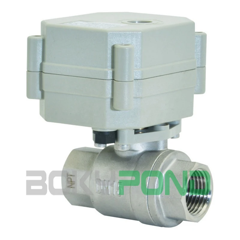 

NPT 1/2'' Stainless Steel Motorized Ball Valve DC 24V,CR3-01 Electric Valve A20-T-C