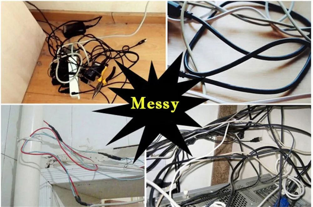 20 шт., самоклеющиеся зажимы для кабелей, органайзер, держатель для провода, управление шнуром для шнуров питания, кабели для зарядки, usb-шнуры