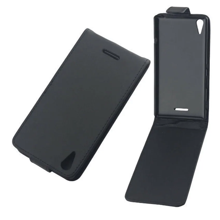 

Coque PU leather phone cases Flip Cover For Sony Xperia T3 M50W D5102 D5103 Back Phone Bags Vertical Up-Down Open skin pouch
