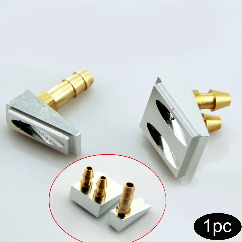 

1PC CNC Aluminum Alloy Hull Bottom M6 Thread Water Inlet Outlet Nozzle Drain Nozzles Water Faucet for Large Electric Boat Model