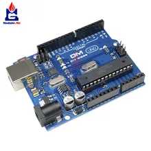 UNO R3 ATmega328P Mega328 макетная плата CH340G CH340 ATMEGA16U2 зуммер микроконтроллер 3,3 В 5 В для Arduino модуль расширения