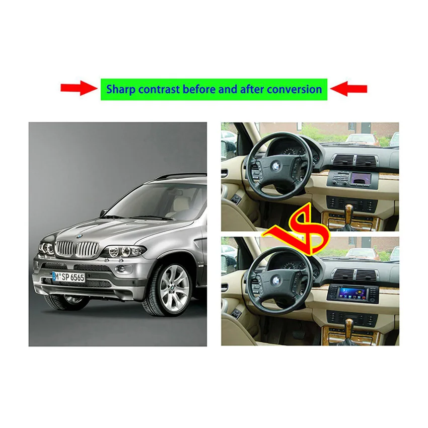 Perfect Liislee Android Car GPS Navigation Car Navi player For BMW 5 / X5 / M5 / 7 /For Range For Rover Multimedia Audio Video Radio 3