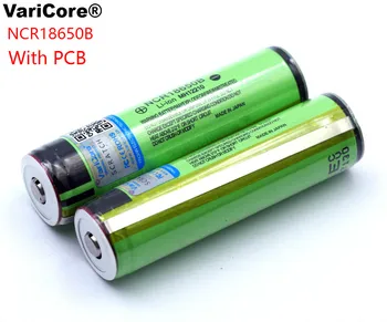 

VariCore Protect Original 18650 NCR18650B 3400mAh Rechargeable Li-lon battery with PCB 3.7V batteries