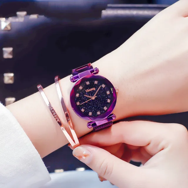 Ulzzang Brand Women Watches Luxury Crystal Starry Sky Lady Bracelet Watch Fashio Ulzzang Brand Women Watches Luxury Crystal Starry Sky Lady Bracelet Watch Fashio