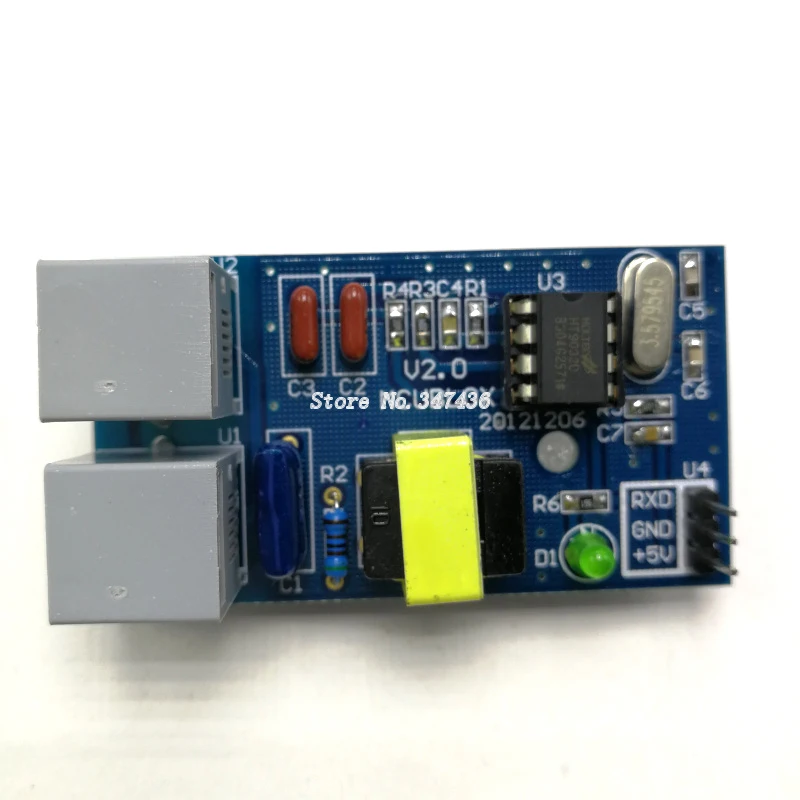 

HT9032D development board FSK standard caller ID decoding learning board