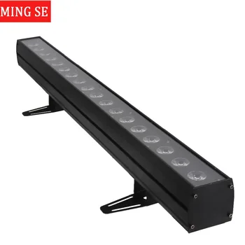 

Led bar Wall Washer 18x12w RGBW 4in1 DMX512 Wash wall Light Led Indoor Flood Light DJ Bar Party Show Stage Light