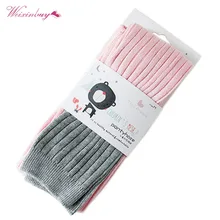 Модные детские вязаные леггинсы для девочек, осенне-зимняя одежда, штаны, Детские теплые леггинсы для девочек