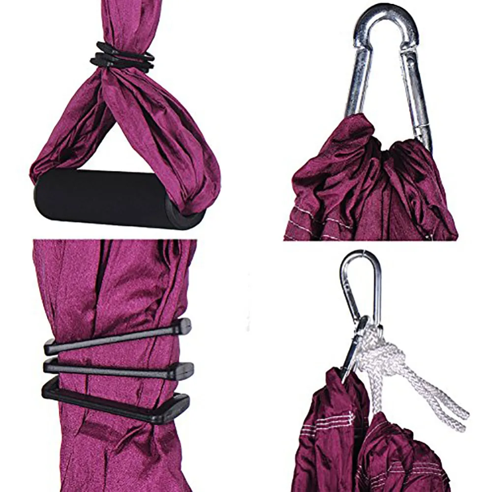 QUBABOBO Anti-Gravity Yoga Hammock Pilates for Fitness Inversion Yoga Belts TrapezeTraction Yoga Gym Strap Swing+Yoga Bag+Rope QUBABOBO Anti-Gravity Yoga Hammock Pilates for Fitness Inversion Yoga Belts TrapezeTraction Yoga Gym Strap Swing+Yoga Bag+Rope