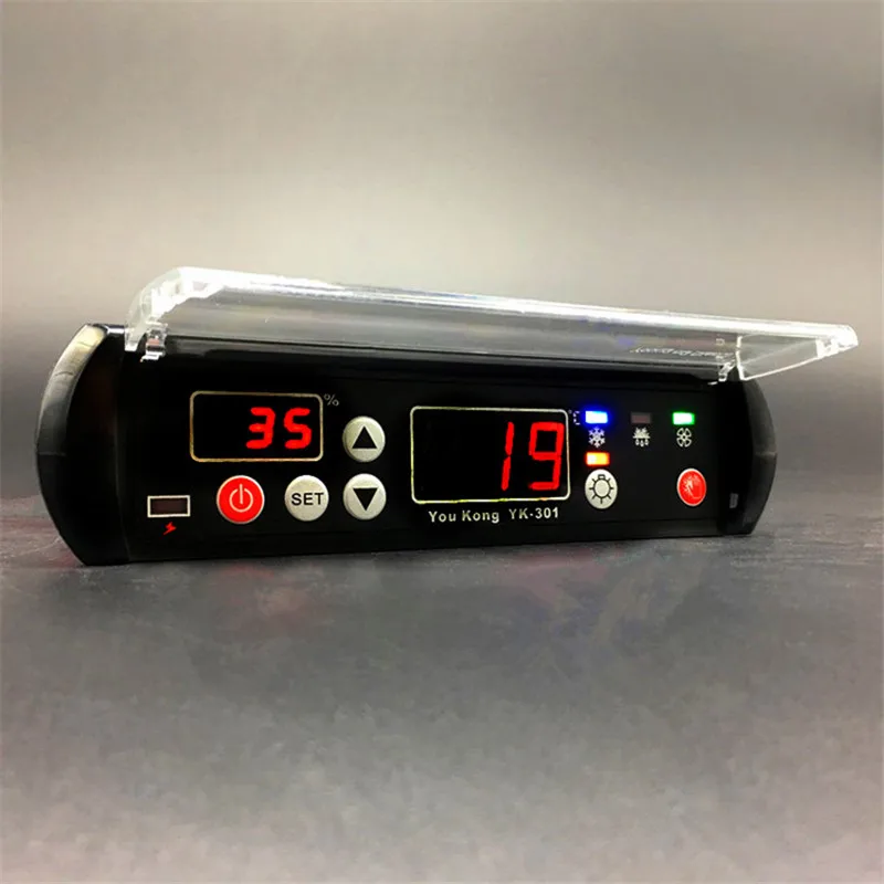 YK-301 электронный регулятор температуры и влажности дисплей холодильник яичный инкубатор цифровой термостат терморегулятор