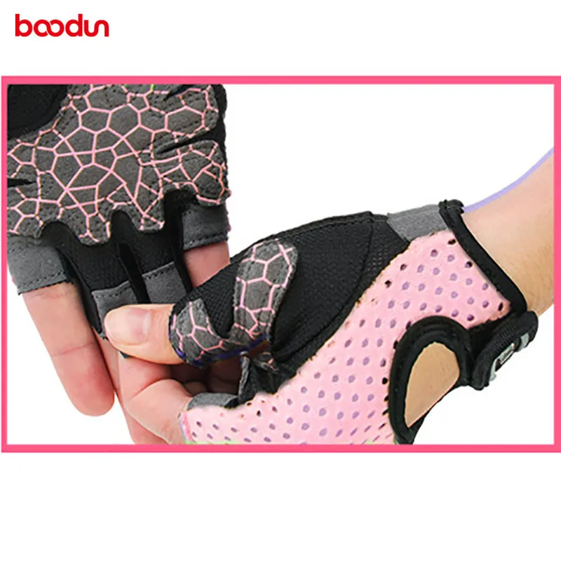 Summer Breathable Fitness Gloves Silicone Yoga Outdoor Sports Hal Finger Weight Lifting Gloves Body Building Equipment 7171030