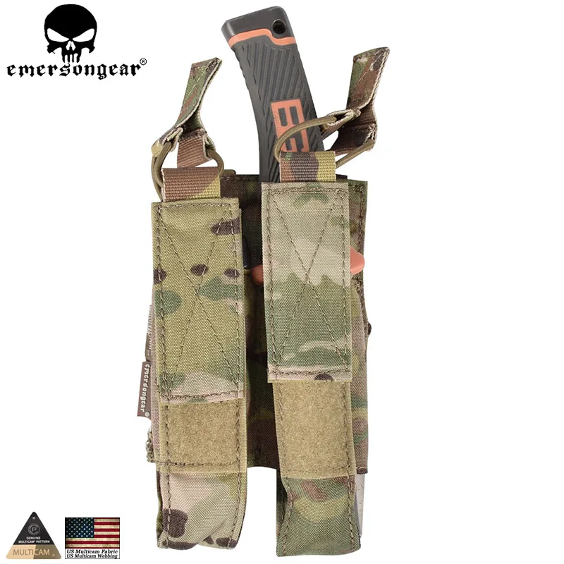 EMERSON Тактический модульный MOLLE с двойным открытым верхом SMG магнитный держатель