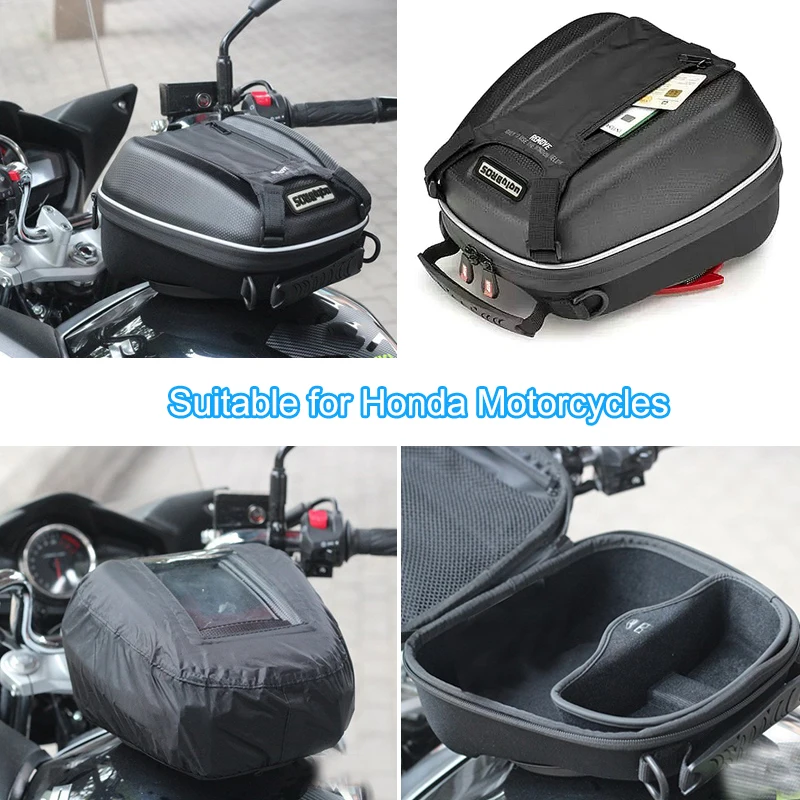 

For Honda CBR600RR CBR1000RR VFR800 CBR 1100XX Oil Fuel Tank Bags Pockets Mobile Phone Navigation Bag NC700 NC750 CB400 CBR 600