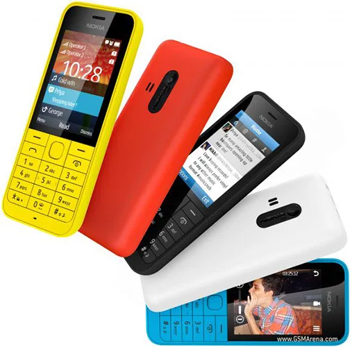 Разблокированный Nokia 220 GSM 2,4 дюймов две sim-карты 2MP камера Bluetooth fm-радио 1100 мАч отремонтированный мобильный телефон