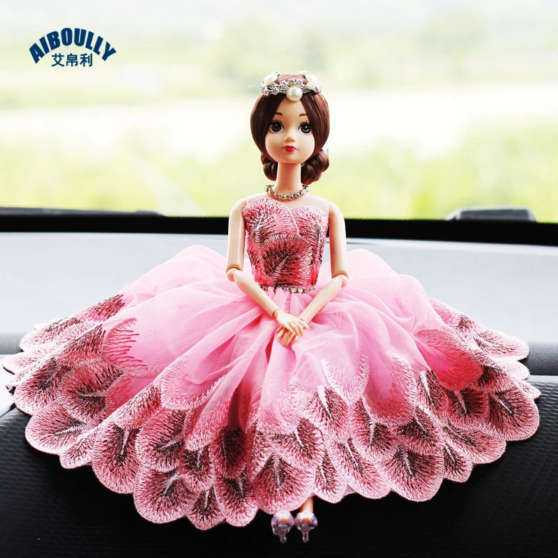 

Fashionable Wedding Bridal Dolls Car Decoration Car Creative Cute Decorative Handmade Gifts Gifts