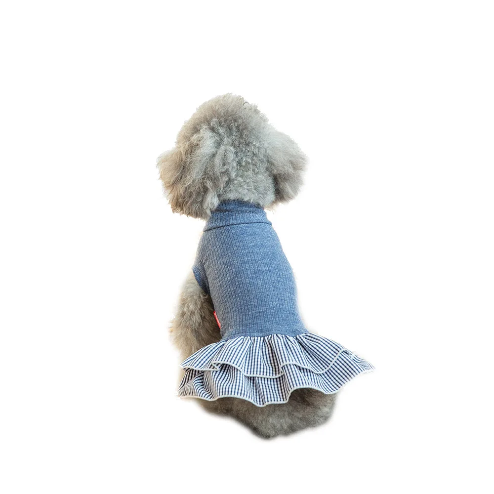 Hipidog-Pet-Apparel-Dog-Cat-Clothes-Solid-Knitwear-Shirt-Plaid-Skirt-Dresses-Dog-Princess-Costume-Clothing (3)1