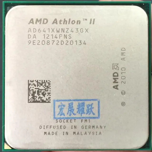 Procesador de escritorio AMD Athlon II X4 641 FM1 Quad-Core, 100% de CPU que funcionan correctamente Procesador de escritorio AMD Athlon II X4 641 FM1 Quad-Core, 100% de CPU que funcionan correctamente
