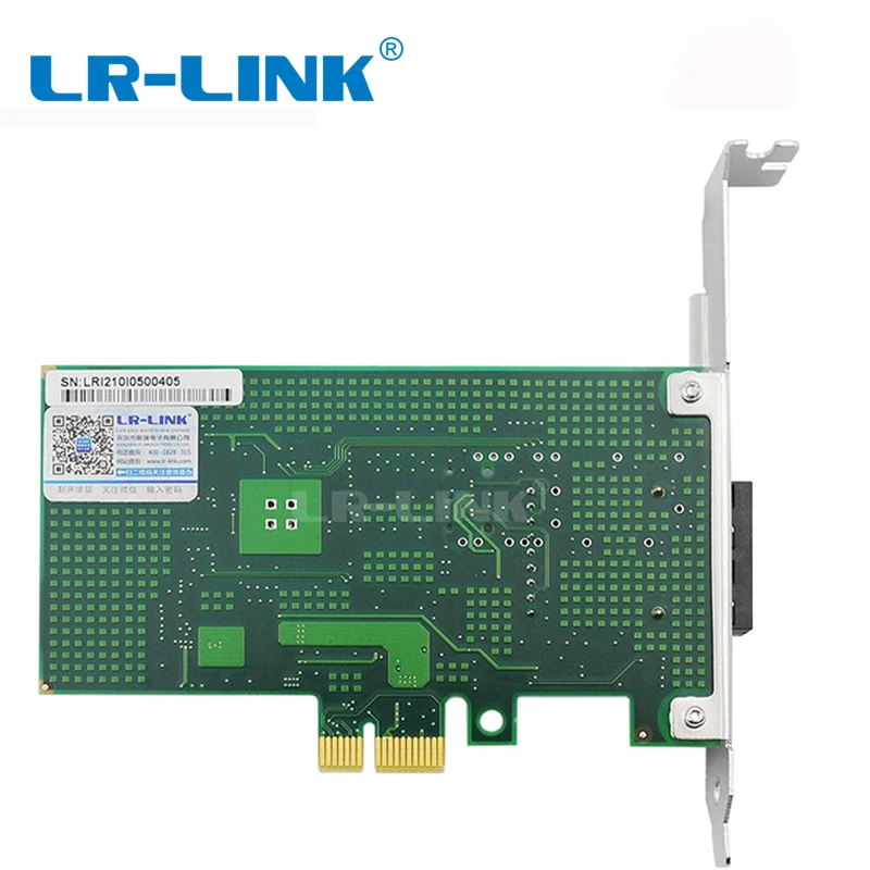 Ethernet Сетевая карта ПФ Gigabit base sx PCI Express оптоволоконный сетевой адаптер для ПК Intel I210