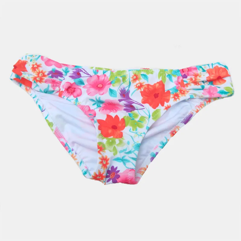 Women Bikini Bottoms Summer Sexy Secret Cheeky Printing Swimwear Biquini Swim Suit Blue Black Brazilian Bikinis Bottom