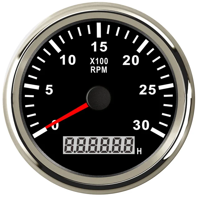 85mm Diesel Generator Engine Tachometer tacho gague 0 3000 rpm For