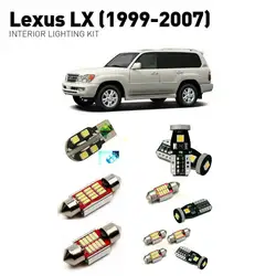 Светодиодные Внутренние огни для Lexus Lx 1999-2007 15 шт. Led Автомобильные фары комплект освещения автомобильные лампы Canbus