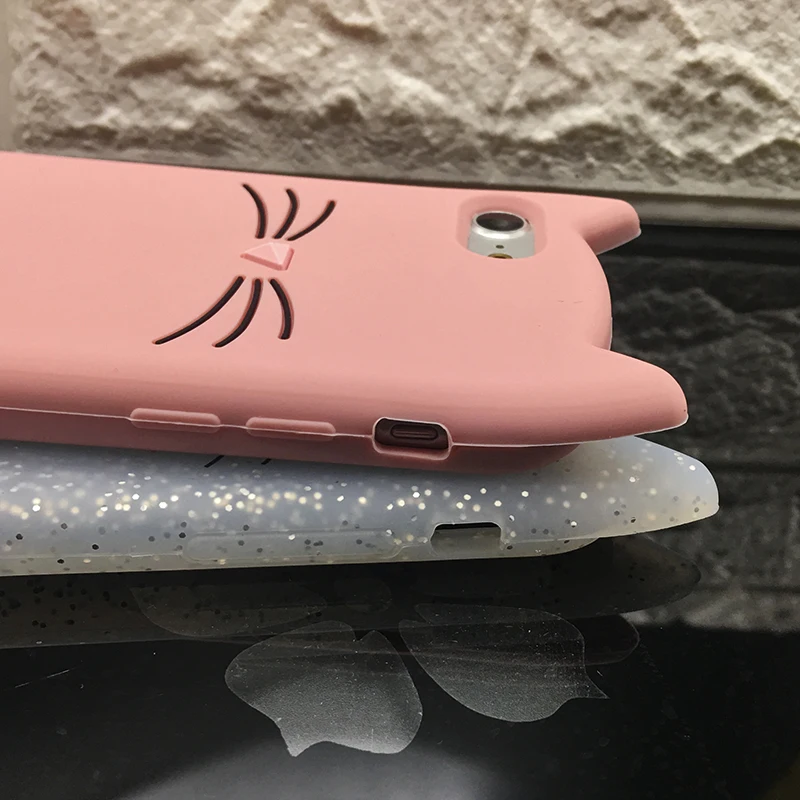 Shockproof Anti-Knock 3D Cat Dog Unicorn Silicone Cases for iPhone 7 Luxury TPU Case for iPhone 7 Plus Case Original Protective (16)