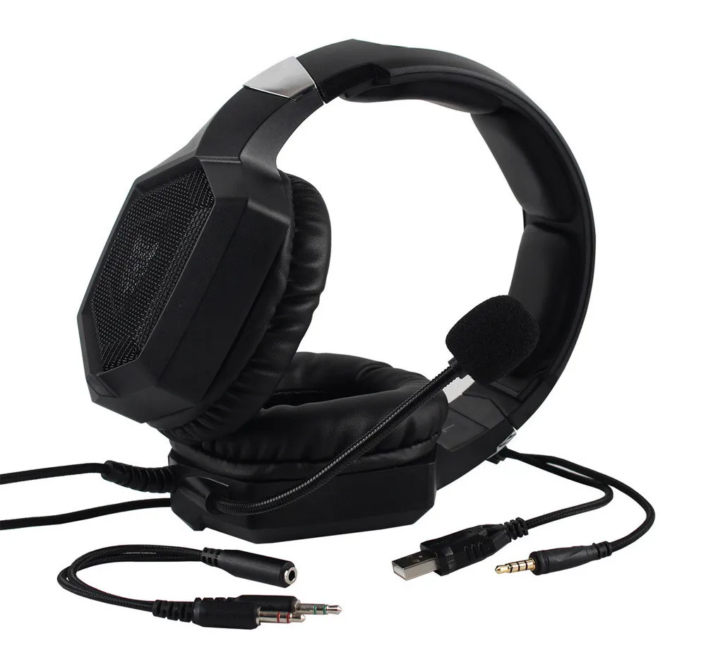 ONIKUMA Gaming Headphones casque Stereo Earphone Headset with Mic LED Breathing Light  for Laptop TabletPS4 GamepadXbox One (11)