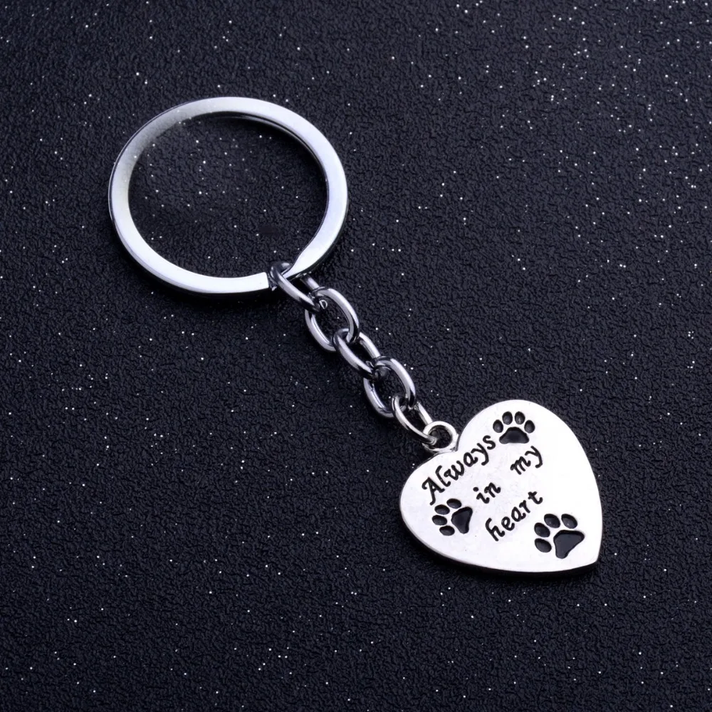 Брелок для ключей с принтом всегда в моем сердце|men key chain|keyring keychainkeychain charms |