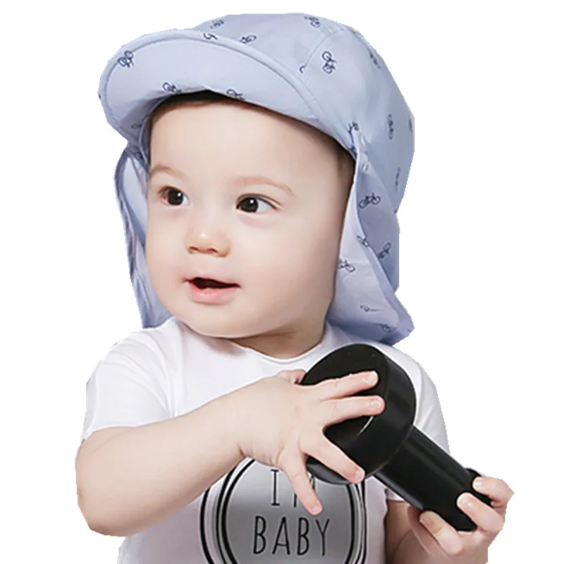 Aliexpress.com : Buy Baby Boy Sun Hats Summer Baseball Caps with Shawl