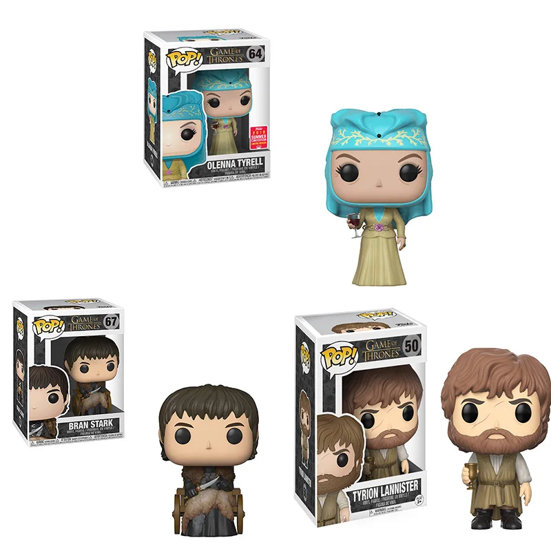 

Funko POP GAME OF THRONES BRAN STARK OLENNA TYRELL TYRION LANNISTER Vinyl Action Figures Toys Gifts