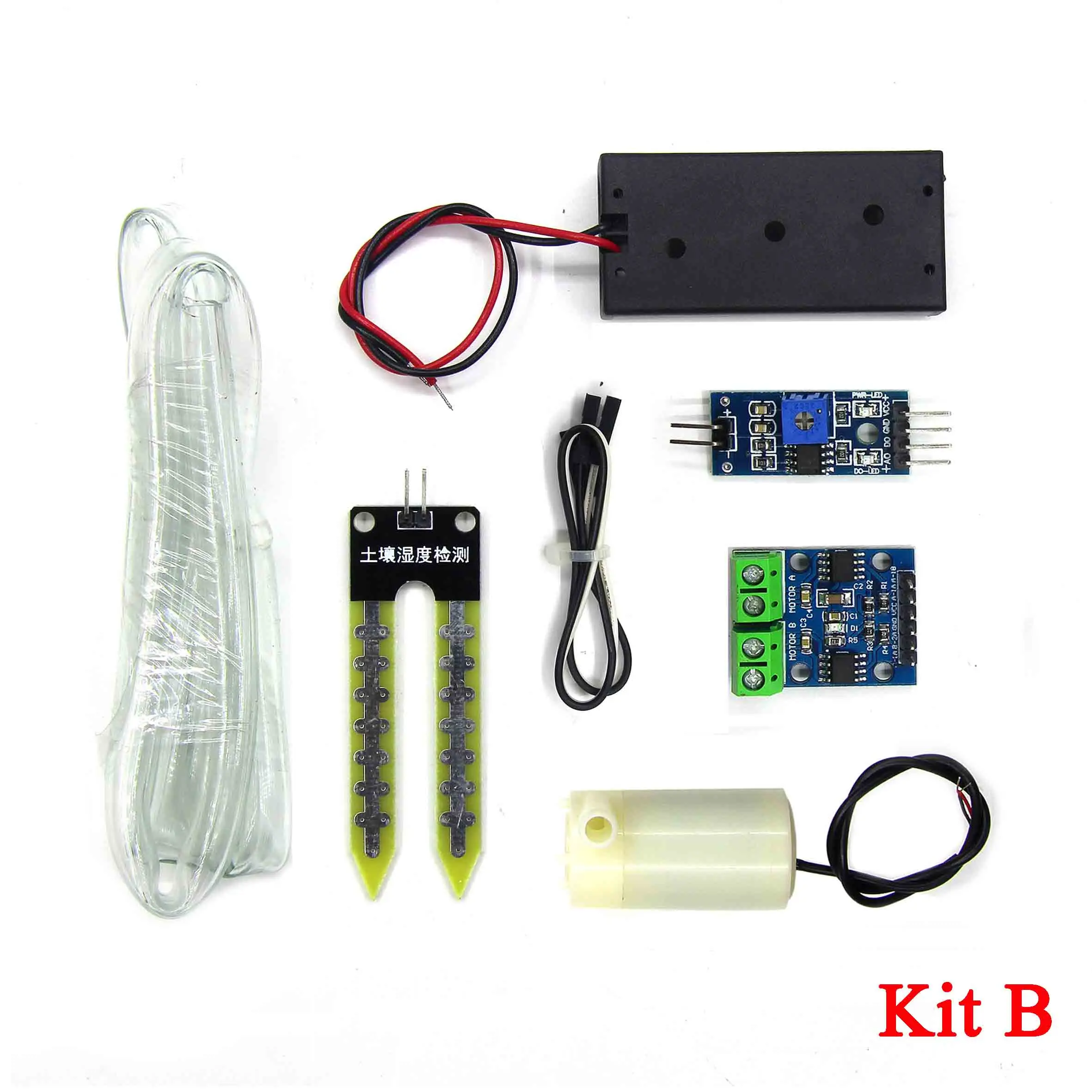 Kit B Автоматический ирригационный модуль DIY Kit Обнаружение влажности почвы автоматический насос воды - Цвет: Kit B