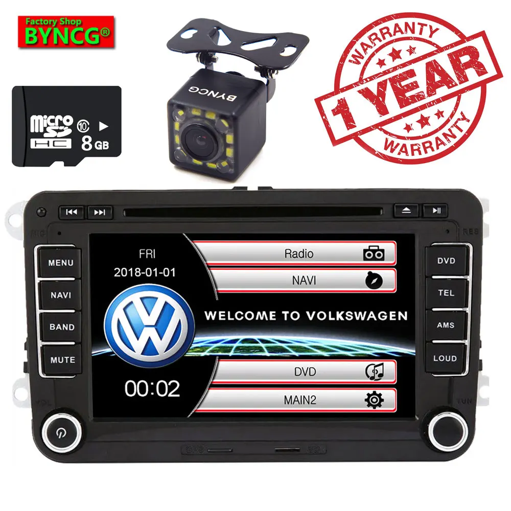 Автомобильный мультимедийный плеер 2 Din автомобильный DVD для VW/Volkswagen/Golf/Polo/Tiguan/Passat/b7/b6/SEAT/leon/Skoda/Octavia радио gps DAB