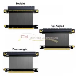 PCI-E Gen3.0 16x до 16x магистральный кабель 10 см PCI-Express PCI-E X16 удлинитель прямоугольный локоть дизайн 20 см 50 см кабель адаптер карта